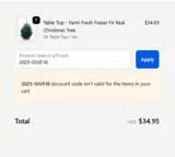 2025-GIVE18 coupon verification screenshot