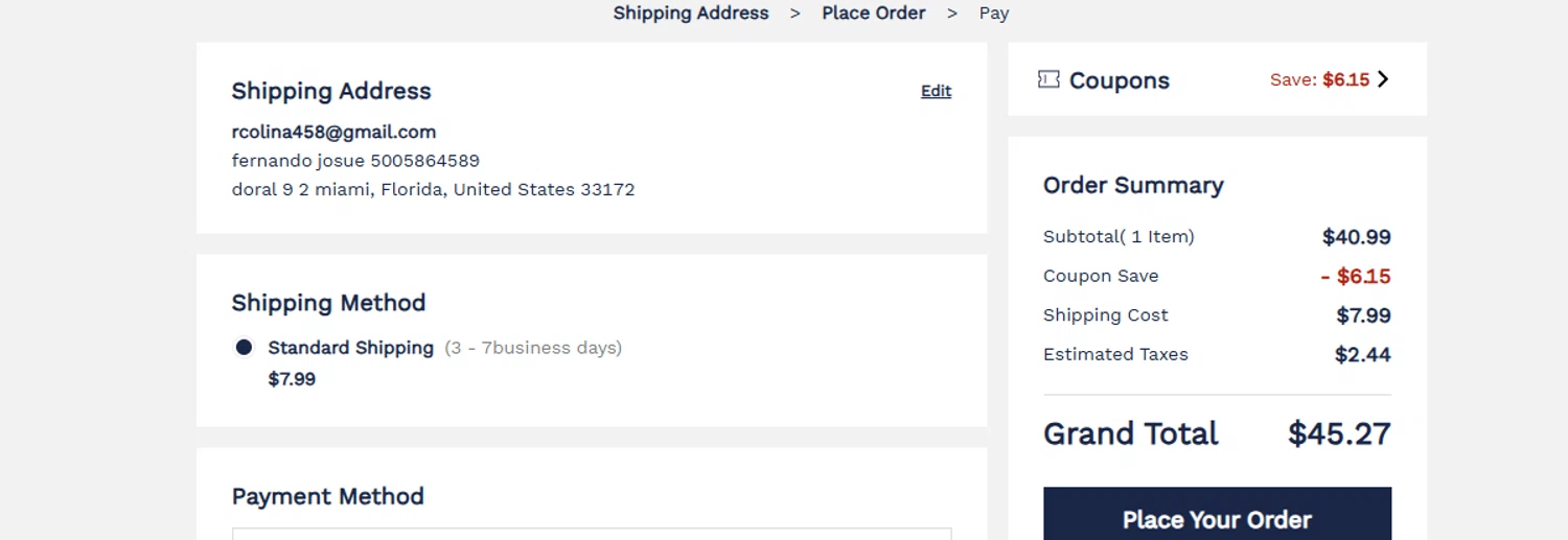 Bruno Marc coupon code screenshot showing code AFF15 applied at Bruno Marc checkout page. Uploaded by SimplyCodes community member Fish3r on Jun 5, 2025