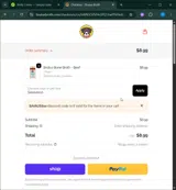Savauss10 coupon verification screenshot