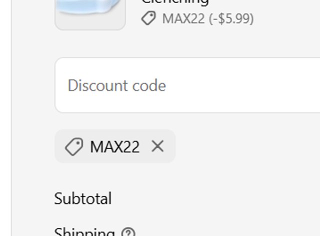 Brux Night Guard checkout page showing Brux Night Guard promo code box | Screenshot taken by SimplyCodes community member on Apr 19, 2025