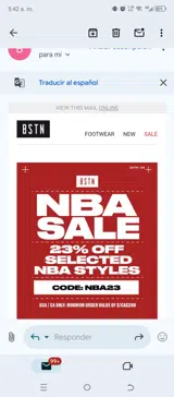 BSTN coupon verification screenshot