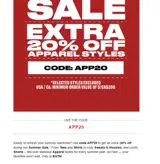 BSTN coupon verification screenshot