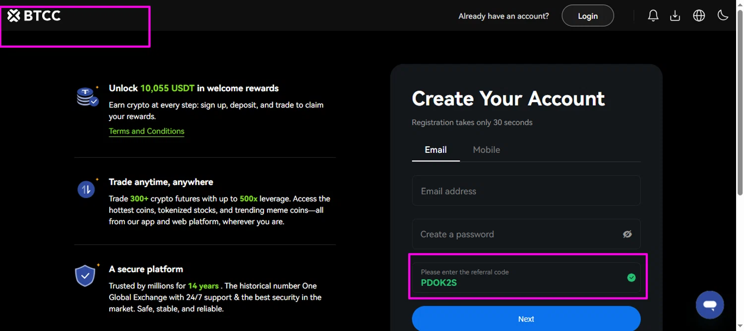 BTCC promo code screenshot showing code PDOK2S applied at BTCC checkout page. Uploaded by SimplyCodes community member mrdarcy on Oct 17, 2025