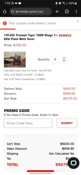 Topmaster coupon verification screenshot