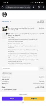 Promo10 coupon verification screenshot