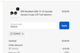 ZOHU5 coupon verification screenshot