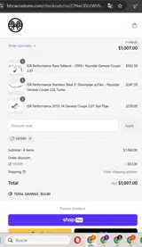 YEFFRY coupon verification screenshot