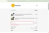 23WELCOME coupon verification screenshot
