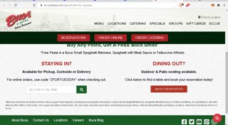 Buca Di Beppo Coupon Codes - $20 Off Coupons Mar 2025