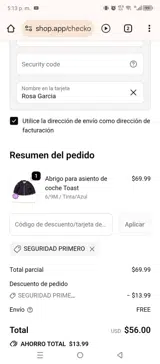 safetyfirst coupon verification screenshot