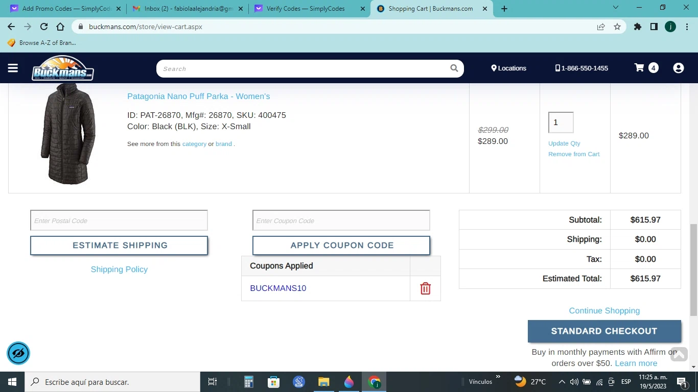 where to use Capita Snowboarding promo code box
