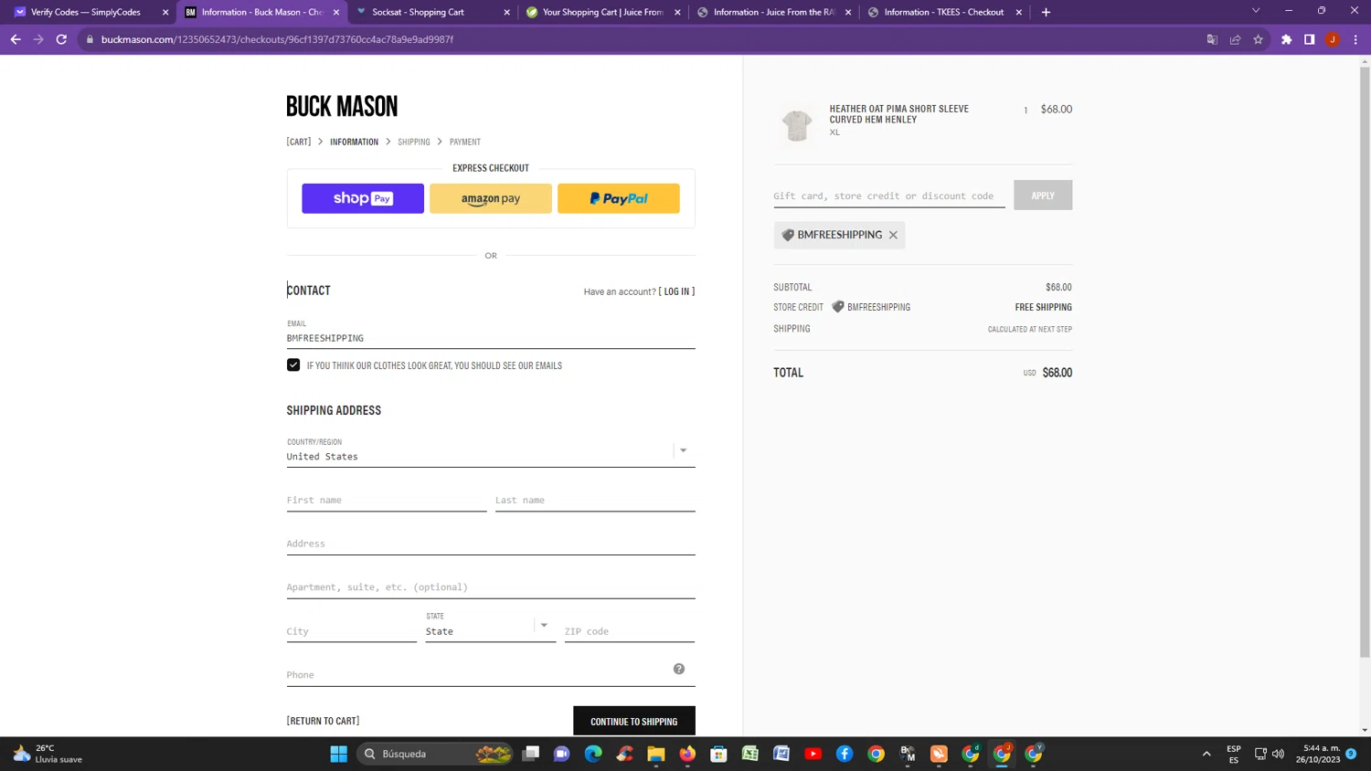 Buck Mason Discount Codes 50 Off October 2024