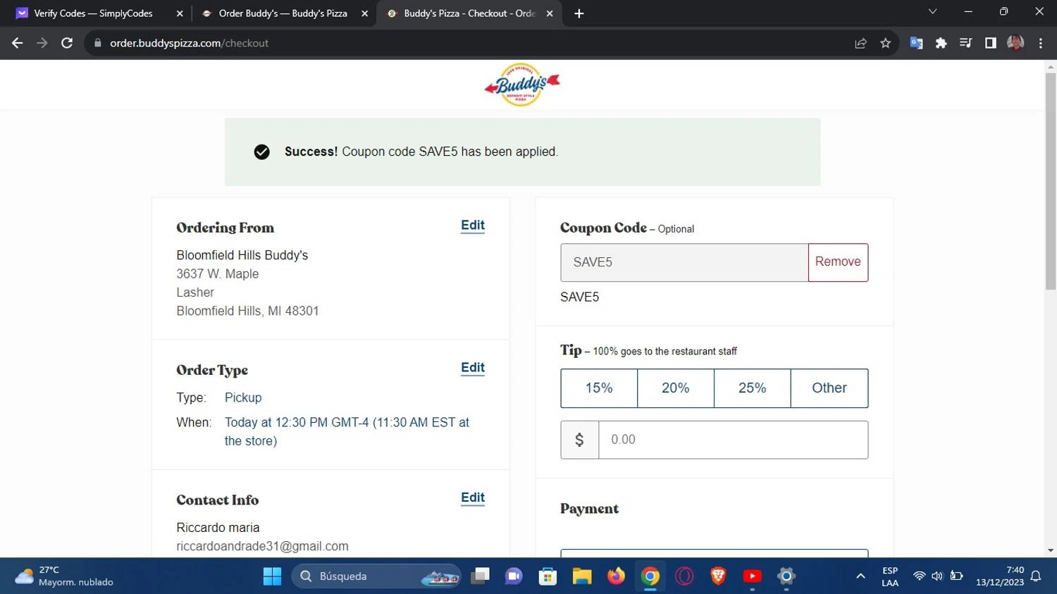 Buddy's Pizza Promo Codes – 10% Off | May 2024