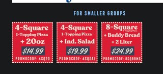 Buddy's Pizza Promo Codes - $5 Off (Verified) Jul 2025