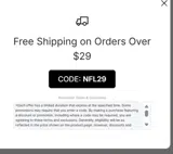 Buffalo Bills coupon verification screenshot
