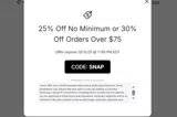 Buffalo Bills coupon verification screenshot