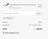 Buffalo Bisons coupon verification screenshot