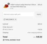 Buffalo Bisons coupon verification screenshot