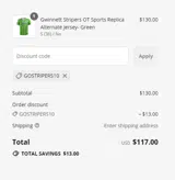 Buffalo Bisons coupon verification screenshot