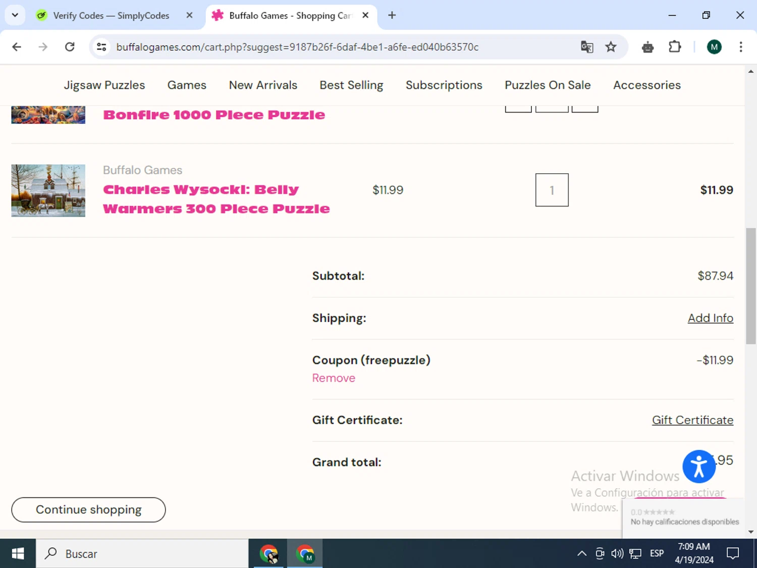 Buffalo Games Coupon Codes 5 Off September 2024