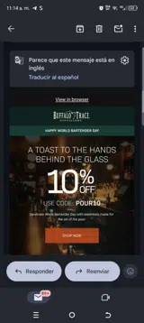 Pour10 coupon verification screenshot