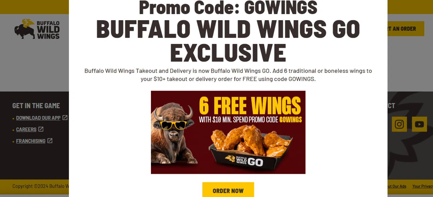 Buffalo Wild Wings Coupon Codes 10 Off October 2024