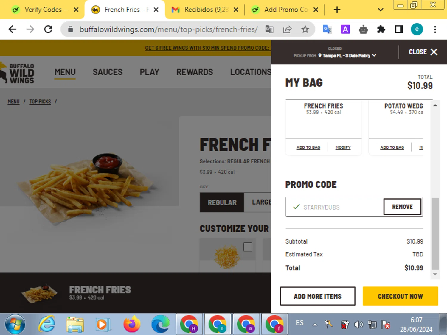 Buffalo Wild Wings Promo Codes 5 Off July 2024