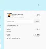 BLACKFRIDAY35 coupon verification screenshot