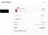 BUILT10 coupon verification screenshot