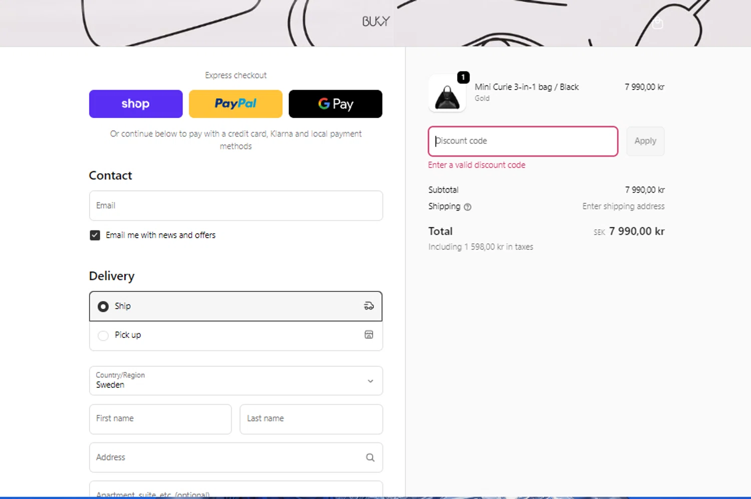 Bukvy promo code screenshot showing code bukvy25 applied at Bukvy checkout page. Uploaded by SimplyCodes community member BonusCollector7885 on Dec 5, 2025