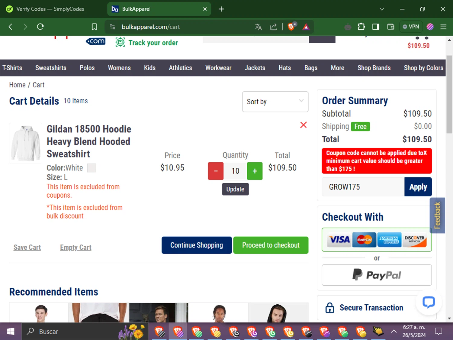 BulkApparel Coupon Codes 5 Off Coupons in August 2024 SimplyCodes