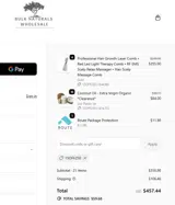 Bulk Naturals coupon verification screenshot