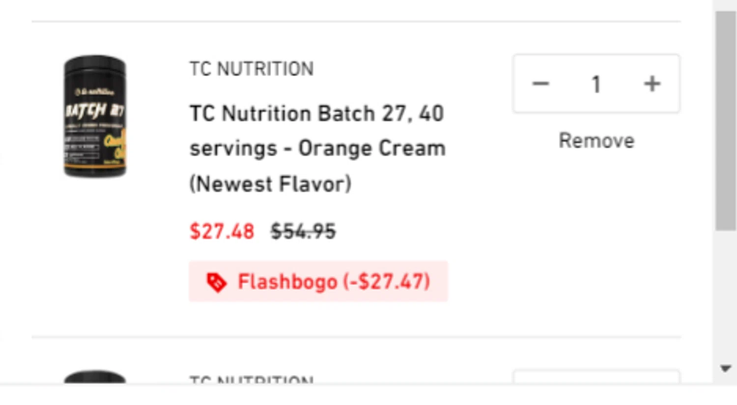 Bulldog Nutrition CA checkout page showing Bulldog Nutrition CA promo code box | Screenshot taken by SimplyCodes community member on Aug 11, 2024