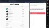 Bullet Journal coupon verification screenshot