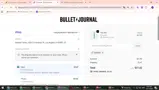 Bullet Journal coupon verification screenshot