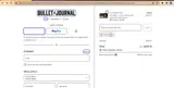 Bullet Journal coupon verification screenshot