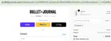 Bullet Journal coupon verification screenshot