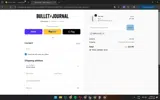 Bullet Journal coupon verification screenshot