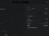 Bullet Journal coupon verification screenshot