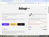 Bullseye Sneaker Boutique coupon verification screenshot
