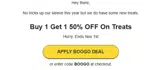 bogo coupon verification screenshot