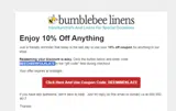 BEECHEERFULKLA72 coupon verification screenshot