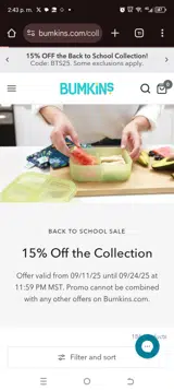 BTS25 coupon verification screenshot