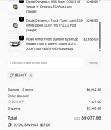 BumperOnly coupon verification screenshot