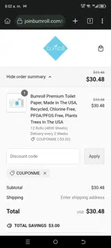 COUPONME coupon verification screenshot