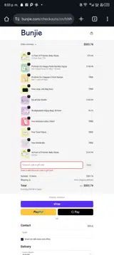 SHOP coupon verification screenshot