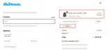 CYBER10 coupon verification screenshot