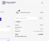 BurdaClothing coupon verification screenshot