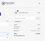 BurdaClothing coupon verification screenshot