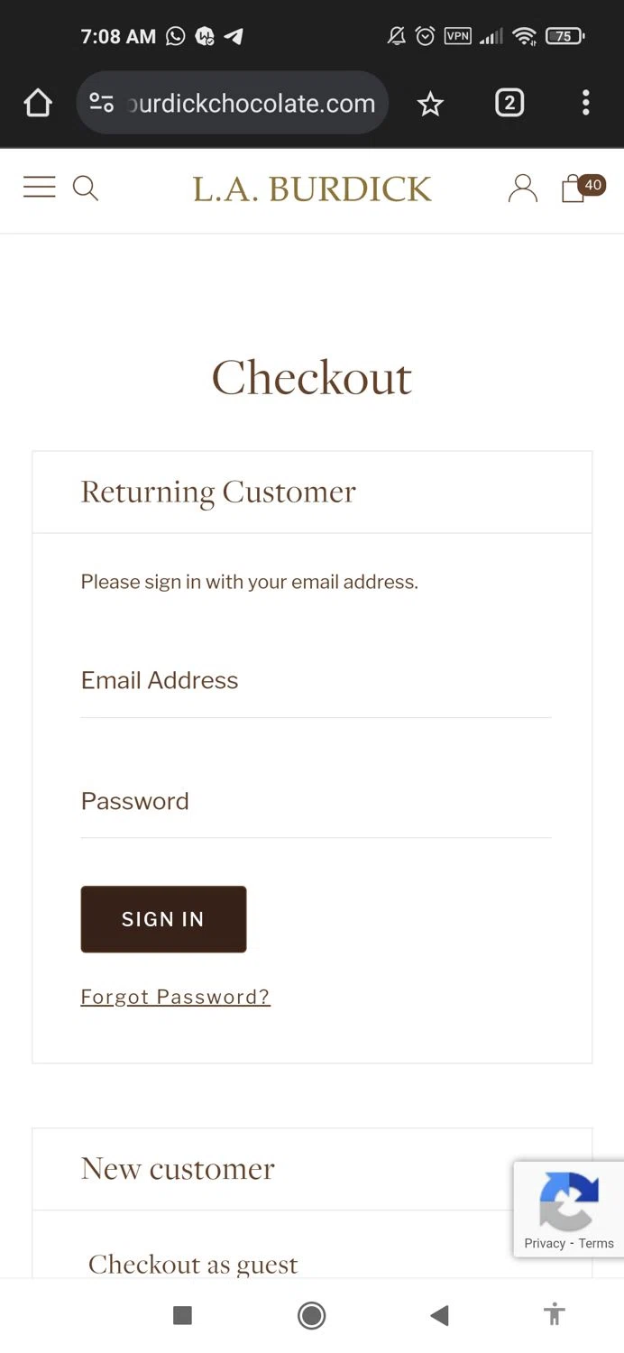 Burdick Chocolate checkout page showing Burdick Chocolate promo code box | Screenshot taken by SimplyCodes community member on Dec 22, 2024